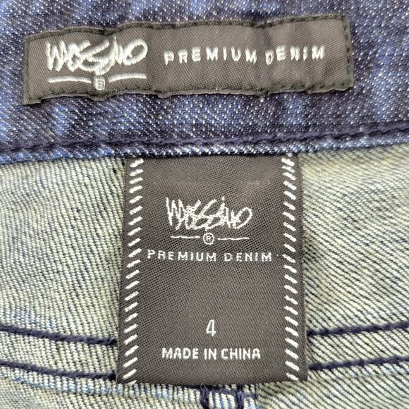 Mossimo Premium Denim Jeans Women's Size 4 Bootcut Low Rise Dark Wash Y2K 2009 - Picture 7 of 8